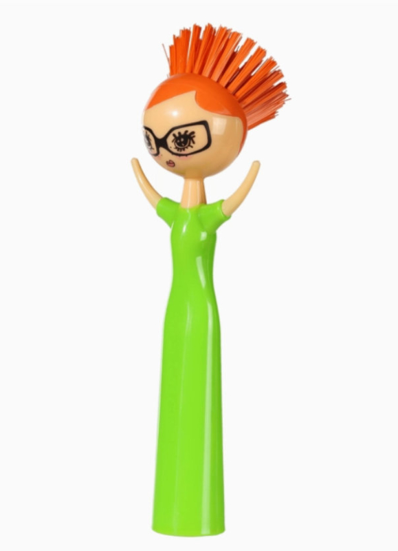 Spülbürste - Funky Lady - 23 cm - grün